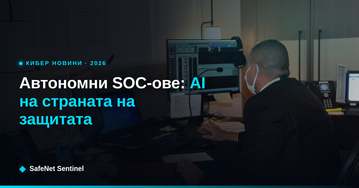 SOC – откриване и реакция на заплахи