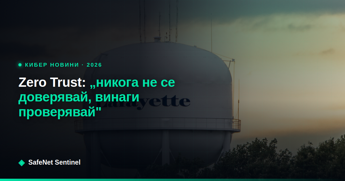 Мрежова сигурност и Zero Trust