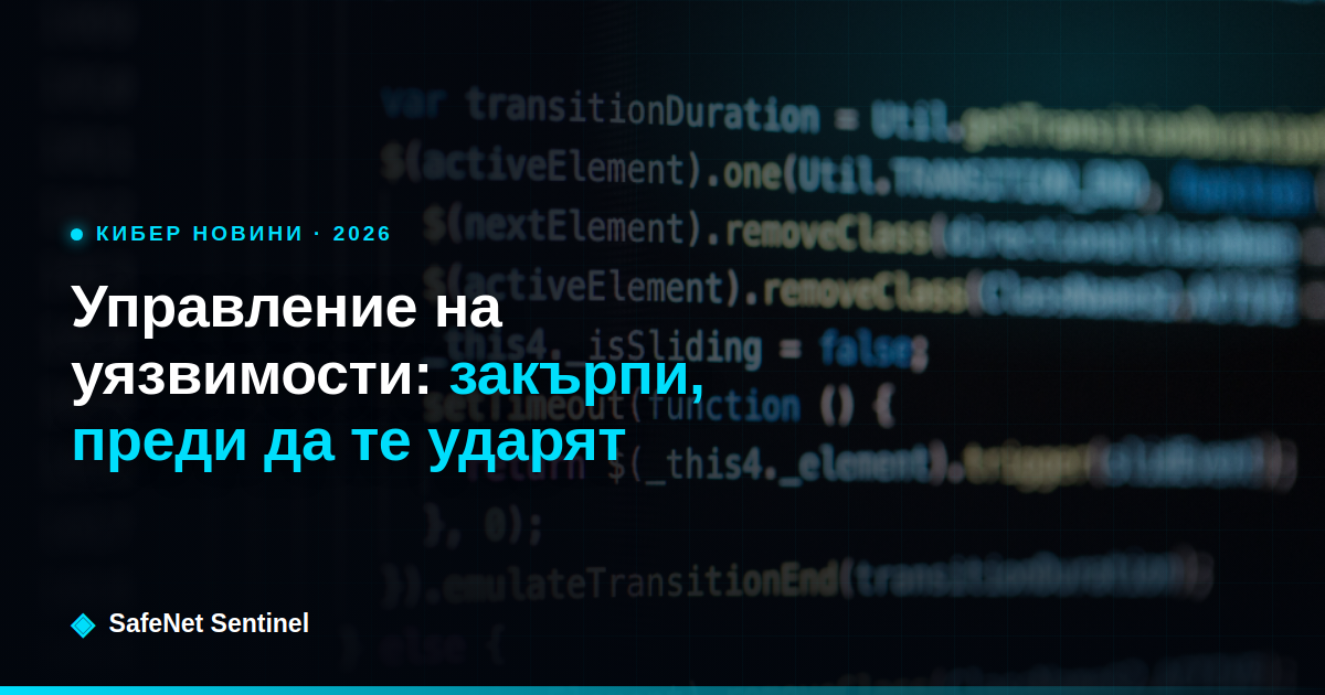 Управление на кръпки и уязвимости